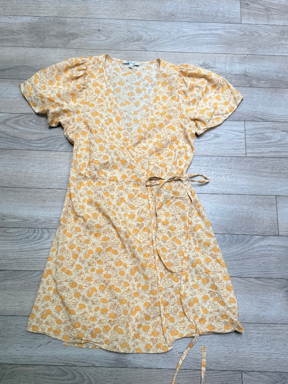 Madewell Cotton Wrap Dress size s